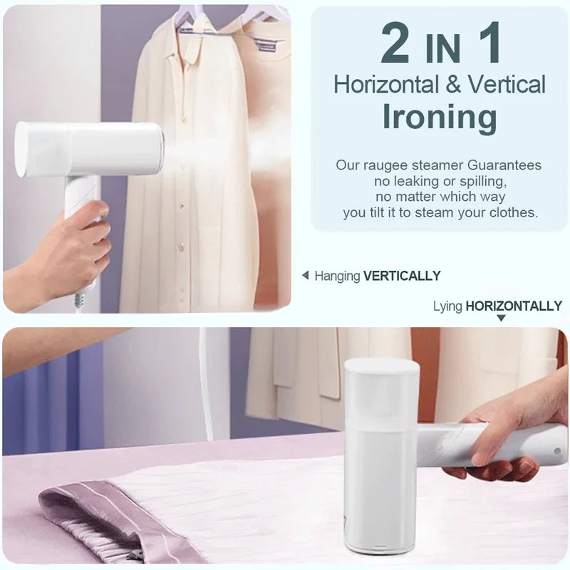 New Handheld Garment Steamer Foldable Portable Clothes Ironing Machine for Home Travel Electric Garment Hanging Steam Iron