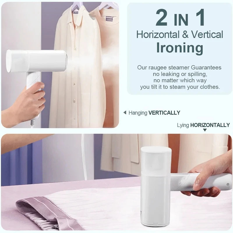New Handheld Garment Steamer Foldable Portable Clothes Ironing Machine for Home Travel Electric Garment Hanging Steam Iron